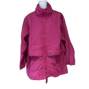 Eddie Bauer Womens Size Large Pink Vented Full Zip Jacket